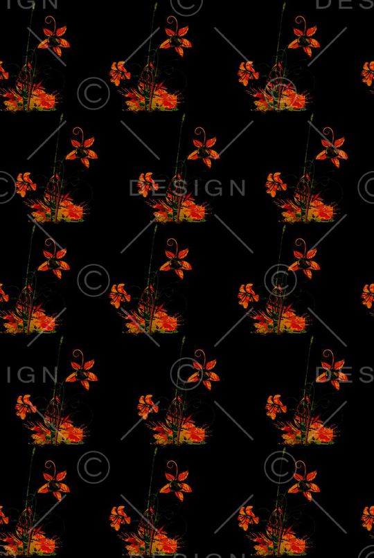 兰花印花华亿平台图片