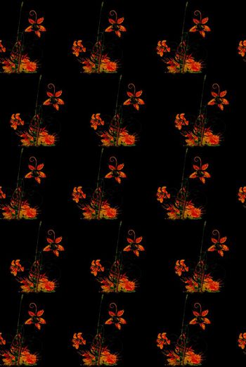 兰花印花华亿平台图片