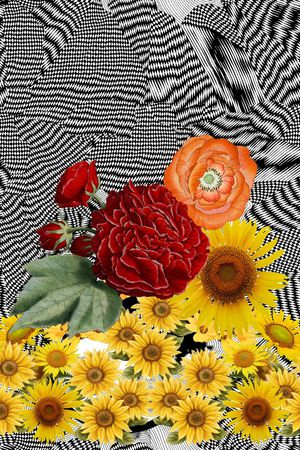 时尚潮流印花华亿平台图片