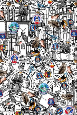 鸟印花华亿平台图片