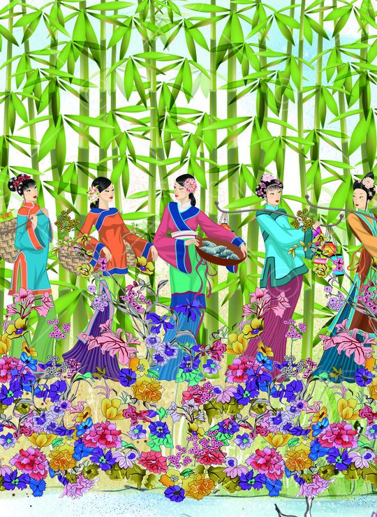 休闲印花华亿平台图片