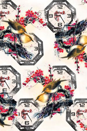 中国风印花华亿平台图片