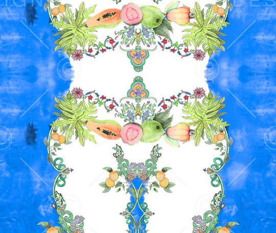 欧美时尚典雅印花华亿平台图片