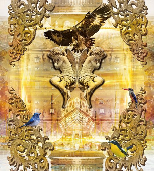 欧式花纹印花华亿平台图片