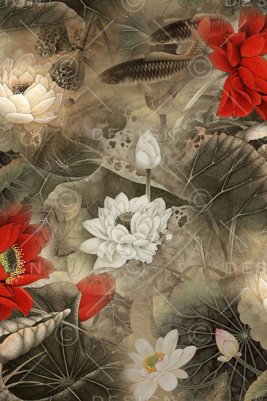 中国风印花华亿平台图片