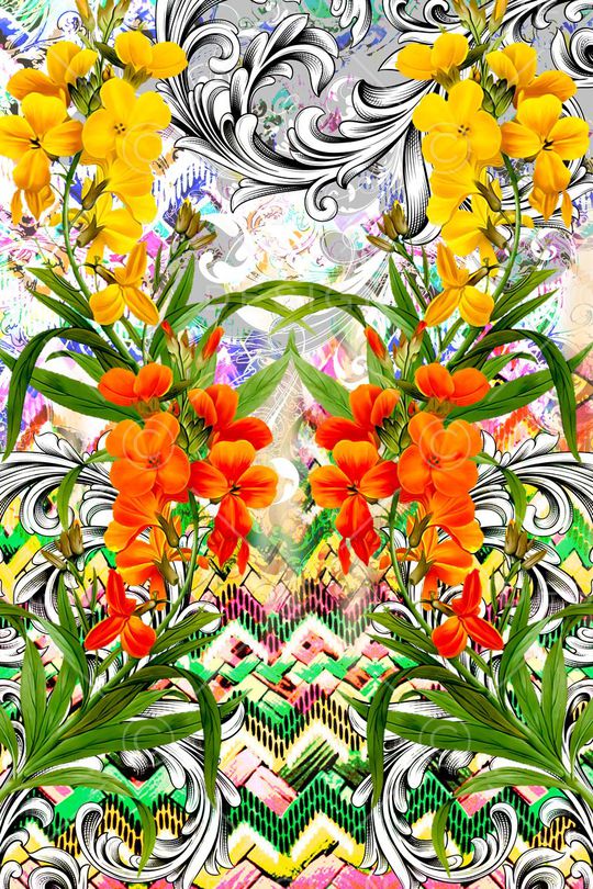 MAX-定位欧美民族风印花华亿平台图片