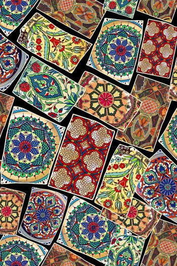 复古印花华亿平台图片