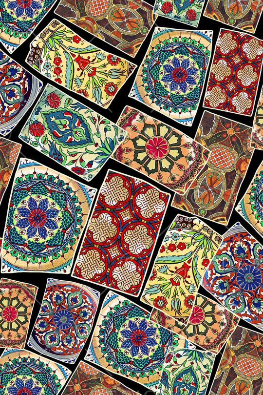 复古印花华亿平台图片