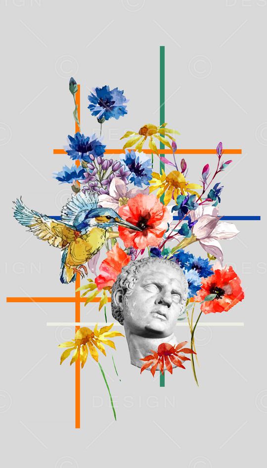 潮流时尚印花华亿平台图片