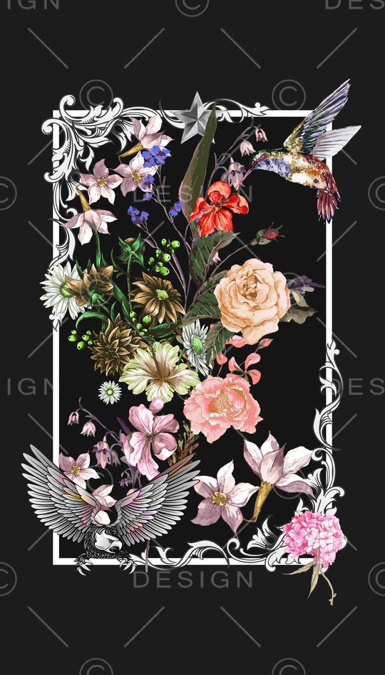 飞鸟印花华亿平台图片