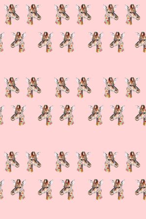 长颈鹿头像印花华亿平台图片