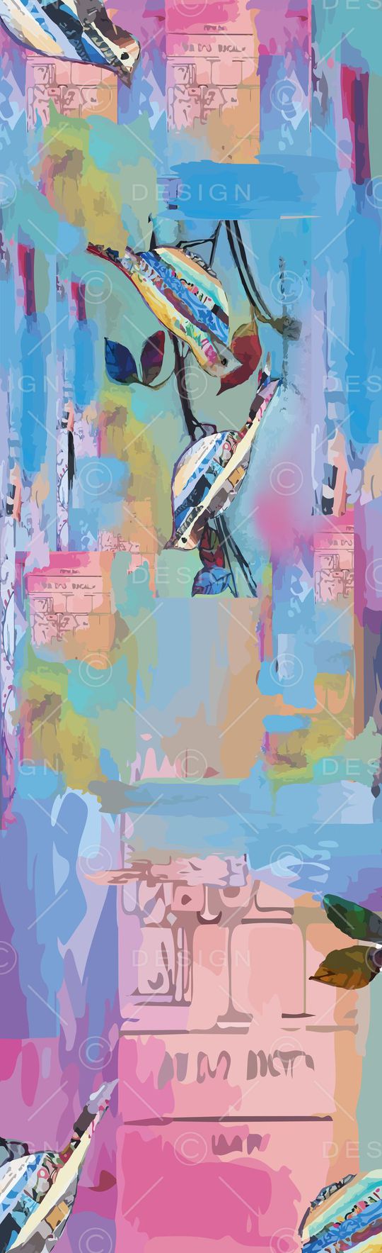 抽象印花华亿平台图片