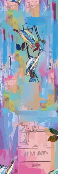 抽象印花华亿平台图片