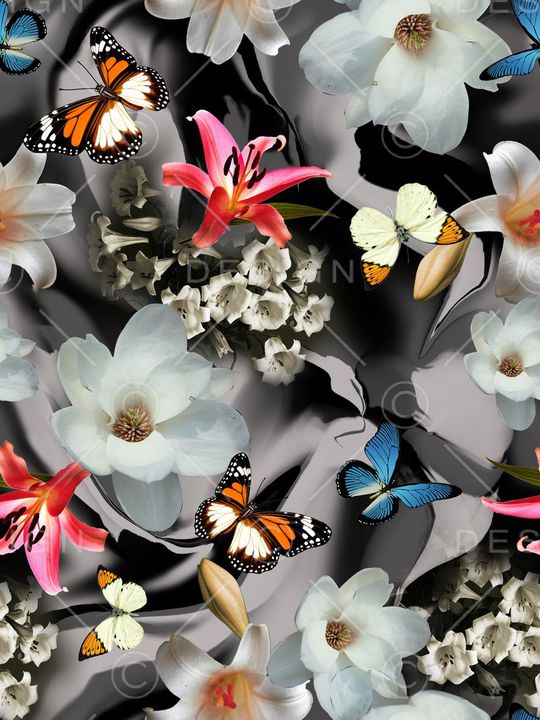 时尚 彰显气质印花华亿平台图片