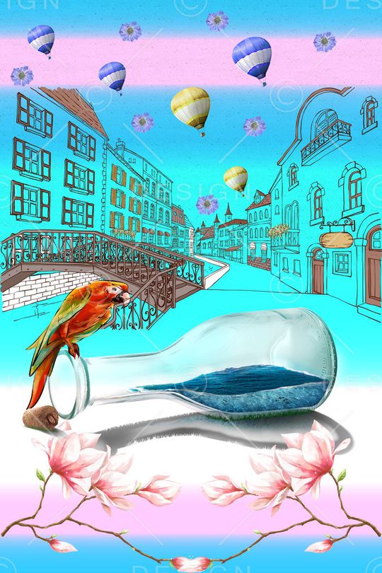 流行时尚印花华亿平台图片