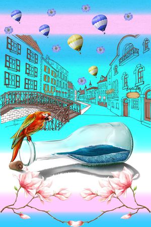 流行时尚印花华亿平台图片