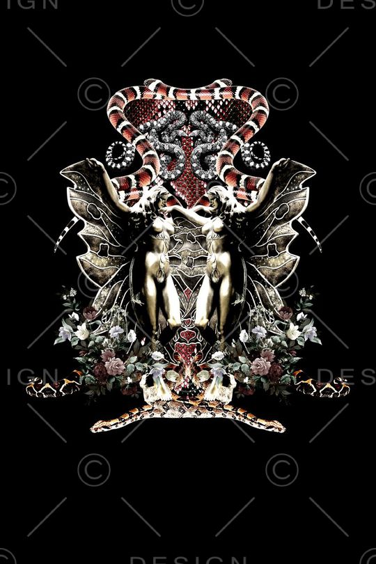 蛇纹印花华亿平台图片