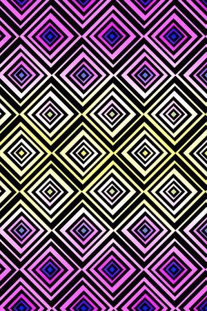 几何图形印花华亿平台图片