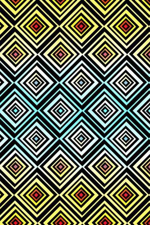 几何图形印花华亿平台图片