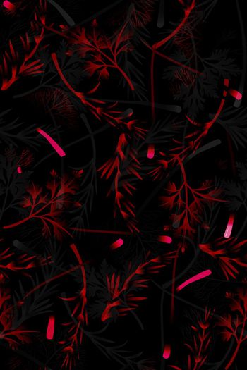 542612-手绘时尚田园风草丛