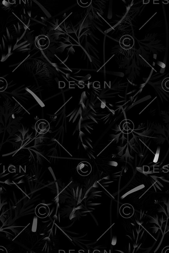 手绘 时尚 田园风 草丛印花华亿平台图片