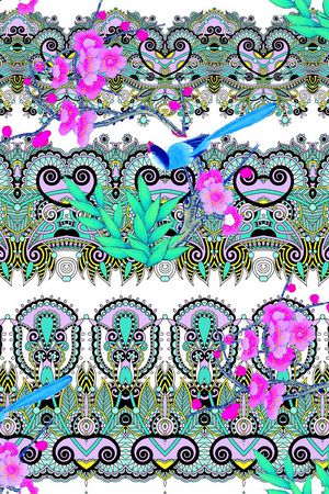 时尚佩斯利印花华亿平台图片