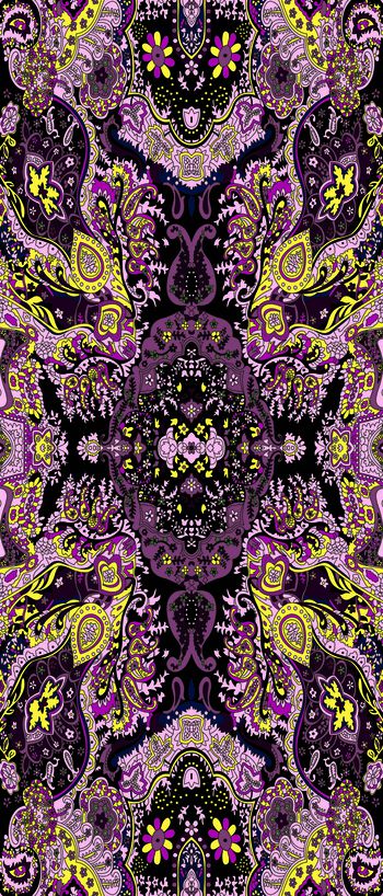 542639-四面镜像怀旧腰果花