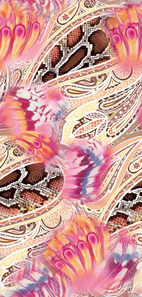 潮流时尚大牌印花华亿平台图片