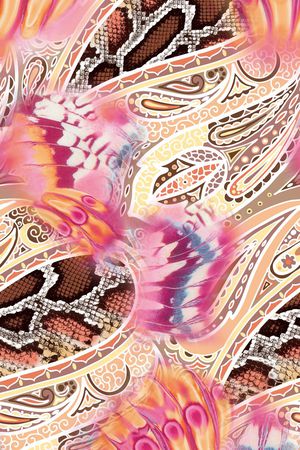 潮流时尚大牌印花华亿平台图片