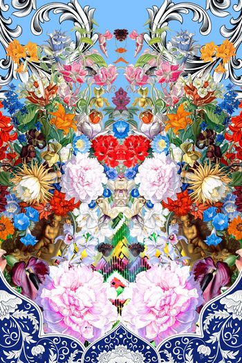 542720-欧美流行时尚手绘复古欧式油画花卉定