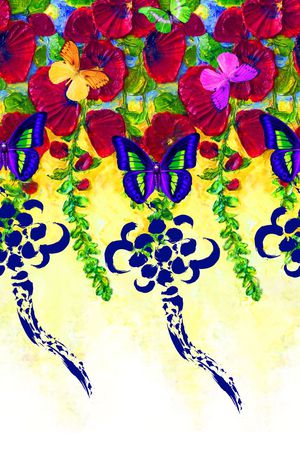 抽象印花华亿平台图片