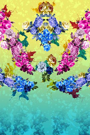 花环印花华亿平台图片