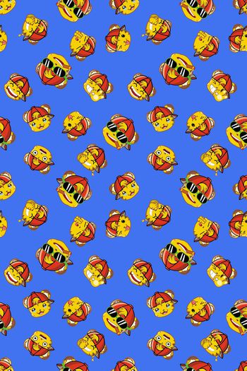 卡通印花华亿平台图片