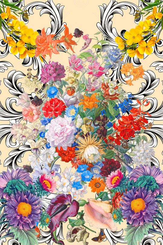 MAX-定位欧美民族风印花华亿平台图片