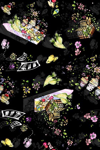 543033-流行时尚 潮流 卡通  服装