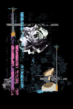 抽象印花华亿平台图片