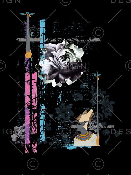 抽象印花华亿平台图片