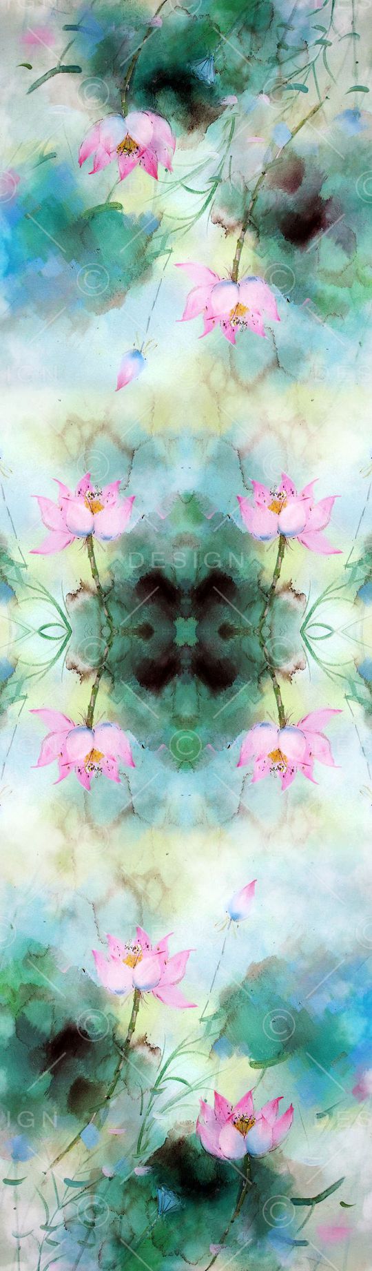 荷花印花华亿平台图片