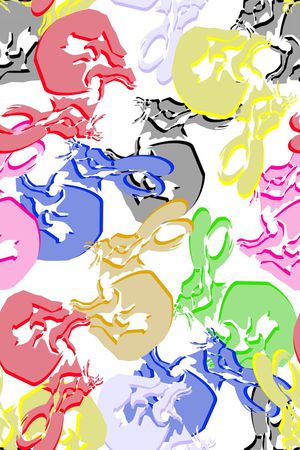 流行时尚印花华亿平台图片