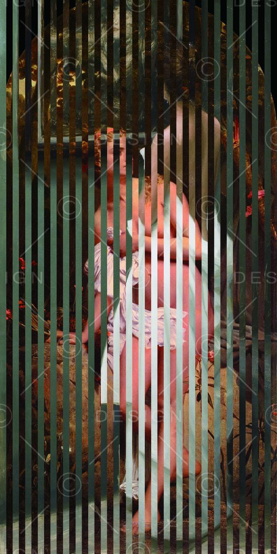 复古印花华亿平台图片