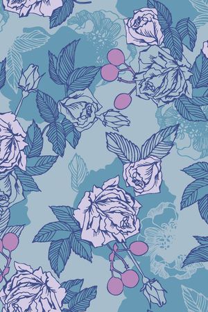 玫瑰印花华亿平台图片