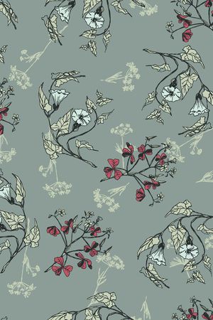 喇叭花印花华亿平台图片