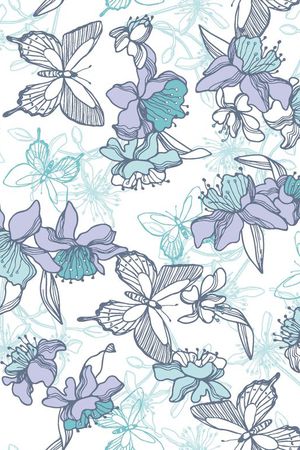 蝴蝶印花华亿平台图片