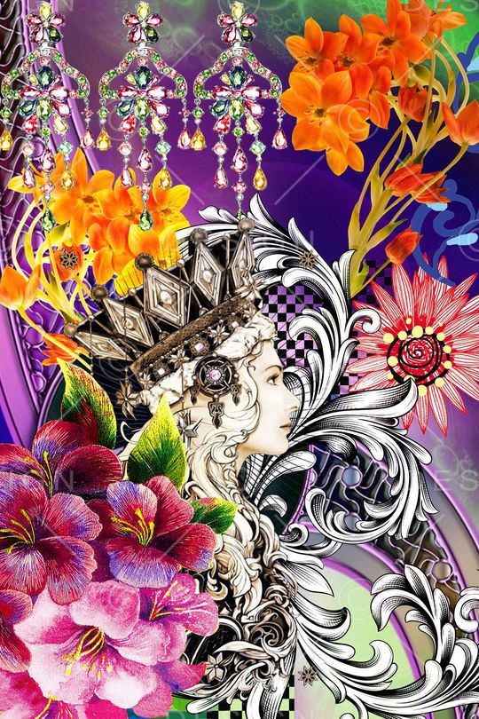 MAX-定位欧美民族风印花华亿平台图片