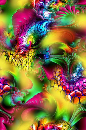 抽象印花华亿平台图片