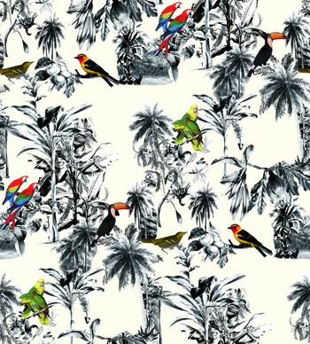 热带雨林印花华亿平台图片