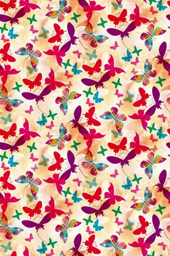 543833-蝴蝶羽毛底纹组合华亿平台