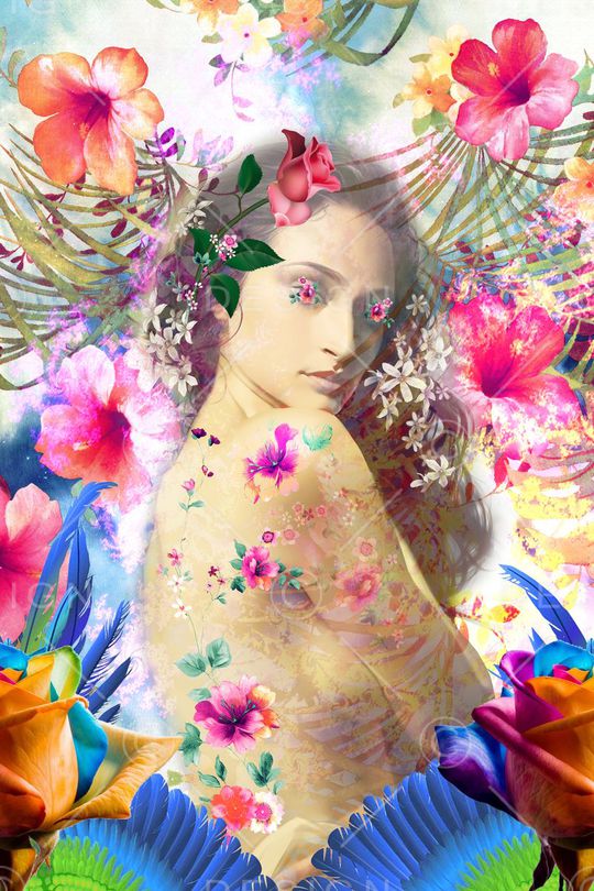 MAX-定位欧美民族风印花华亿平台图片