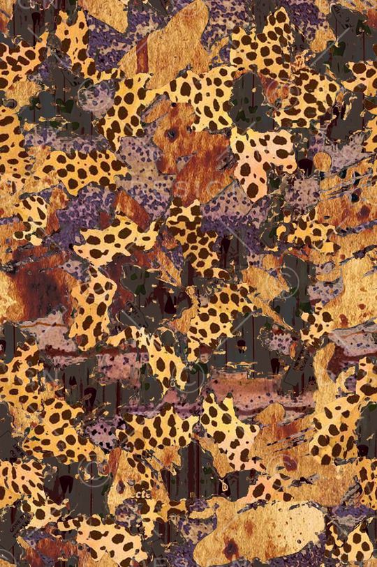 动物纹印花华亿平台图片