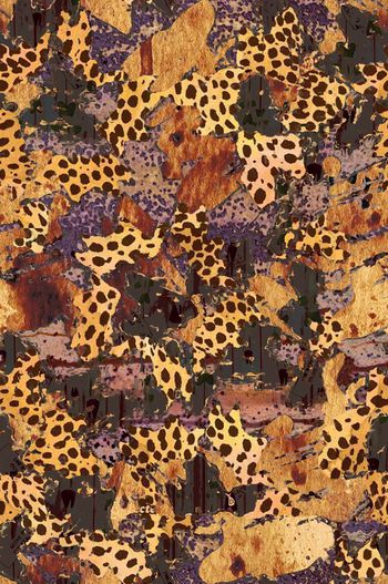 动物纹印花华亿平台图片